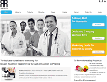 Tablet Screenshot of macmillonpharma.com